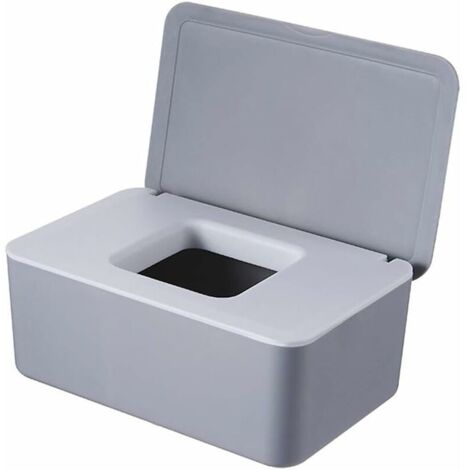 Scatola porta salviette umidificate, dispenser per salviette umidificate con coperchio, scatola per salviette umidificate...