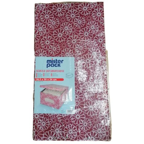 Scatola portabiancheria in pvc 38,5x50x24 L assortiti