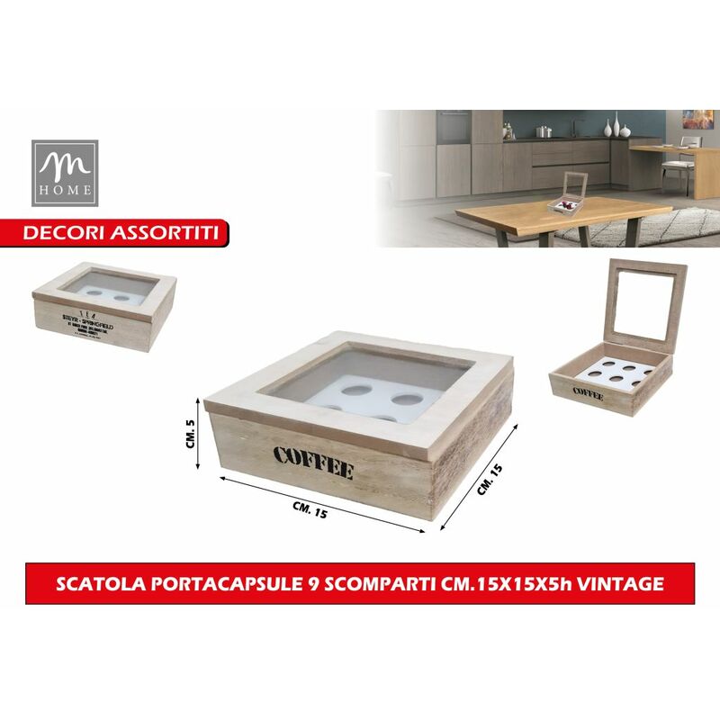 Bighouse It - scatola PORTACAPSULE9 scomparti