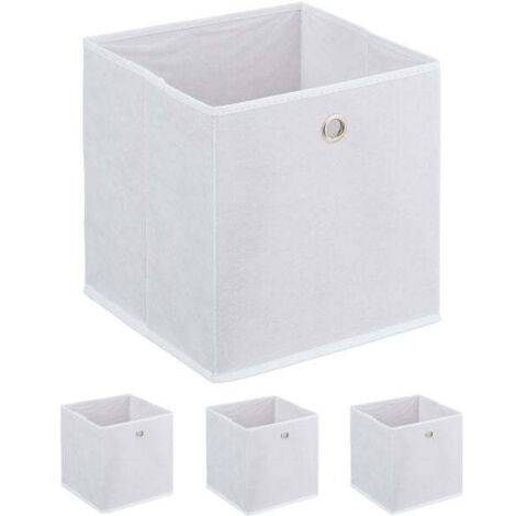 Scatola portaoggetti bianca - set da 4