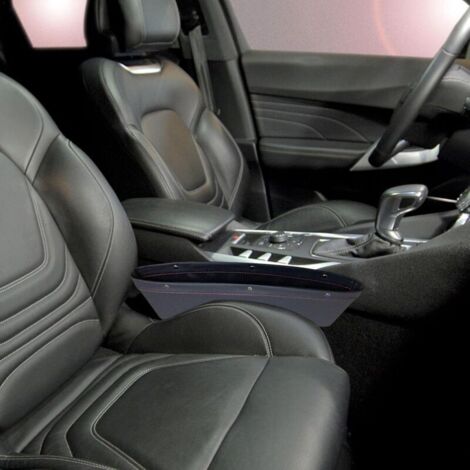 Scatola portaoggetti intersedile per seggiolino auto in 2 pezzi – Organizer laterale in similpelle per seggiolino auto, organizer multifunzionale e contenitore portaoggetti