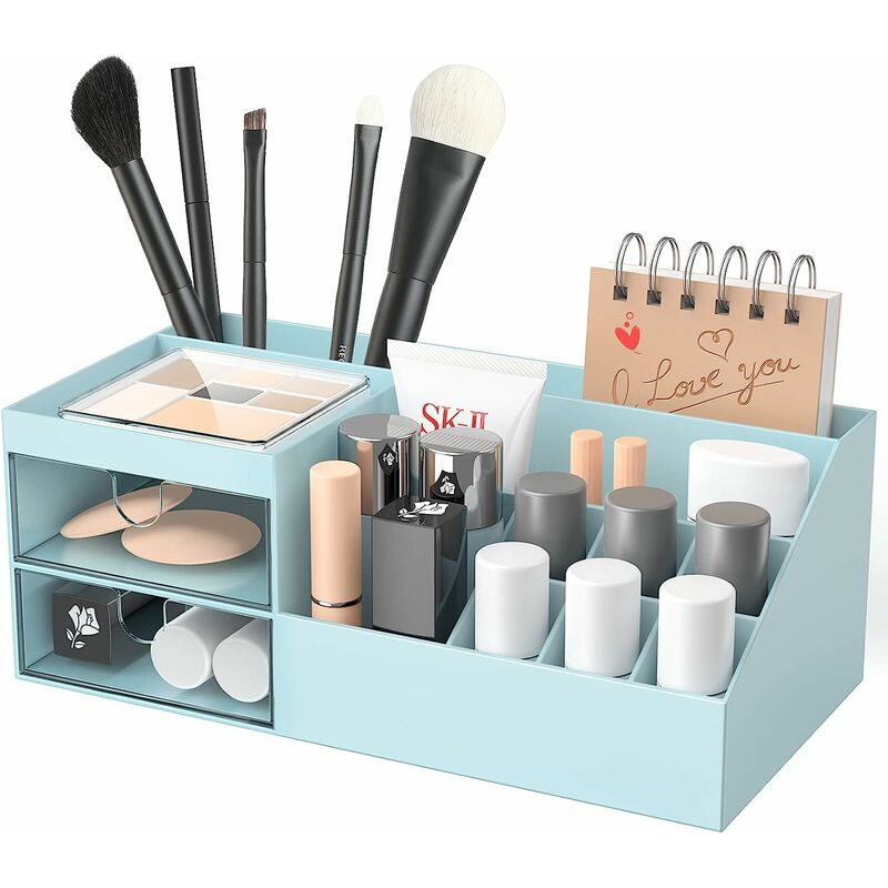 Scatola portaoggetti per trucco con cassetto