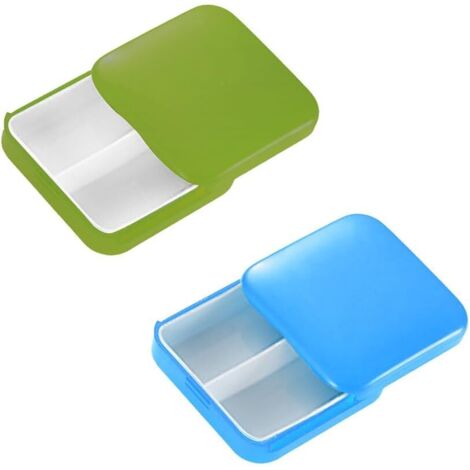 Scatola portaoggetti portatile, scatola portaoggetti portatile in 2 parti, piccola scatola portaoggetti portatile, scatola portaoggetti portatile resistente all'umidità per viaggi e uso quotidiano.