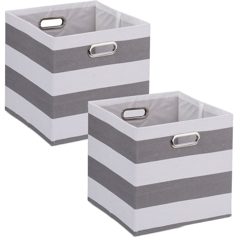 Scatola Portaoggetti, Set 2 Box da Scaffale