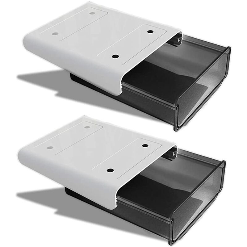 Scatola portaoggetti sotto il tavolo, 2 pezzi