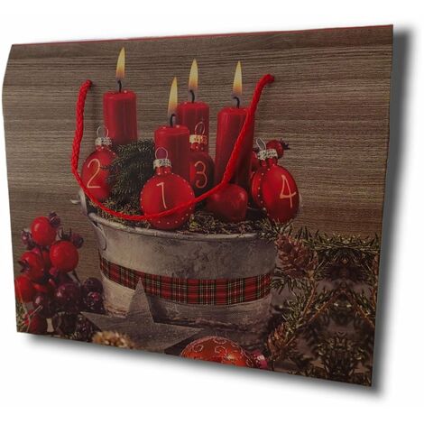 Scatola regalo scozzese con design per decorazioni e regali natalizi 28 x 25 cm -Secchio decorato