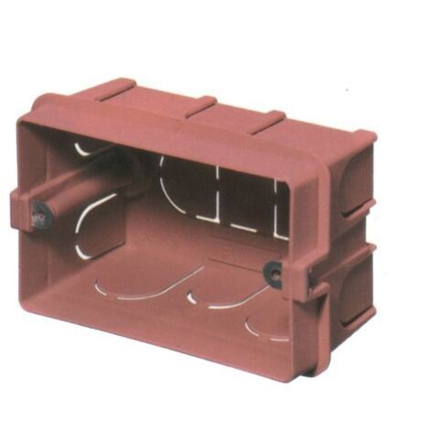 SCATOLA RETTANGOLARE INCASSO MOD. 6/7P ELETTROCANALI PZ 10,0
