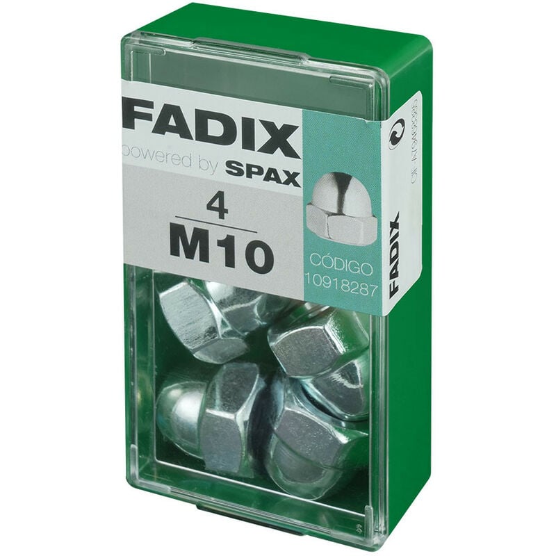 Image of Fadix - Scatole 4 unità.dado cieco zincato m10