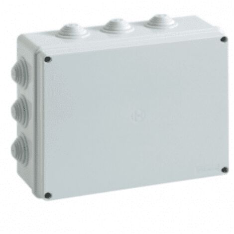SCATOLA STAGNA DI DERIVAZIONE DA PARETE IP55 90X190X240 FG13407
