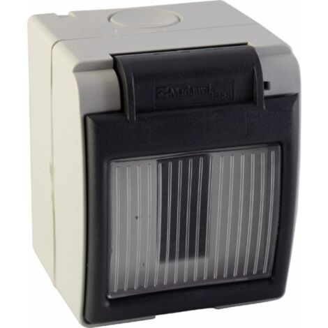 SCATOLA STAGNA X ESTERNO C/PORTELLO 1 POSTO IP55 MAURER