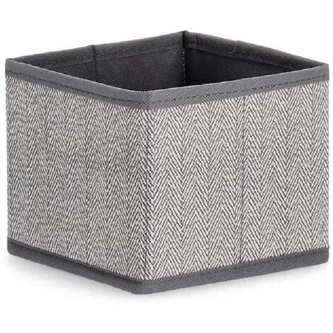 Scatola "Tidy" con 2 manici pieghevole -Grigio