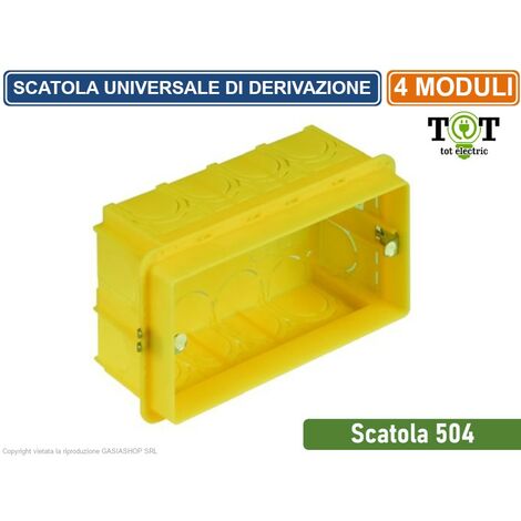 Scatola incasso 4 moduli