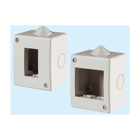 SCATOLE PER PORTAFRUTTI A 1 POSTO IP40 ART.412 CONFEZIONE PZ. 5