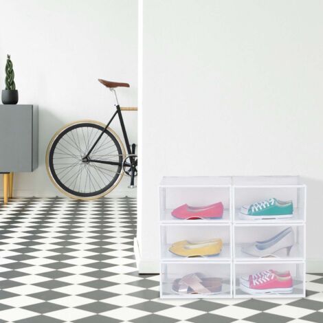 Scatole Scarpe Trasparenti Impilabili