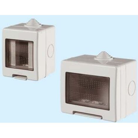 SCATOLE PORTAFRUTTI CON SPORTELLO DA 1 O 2 POSTI IP 55 ART.512