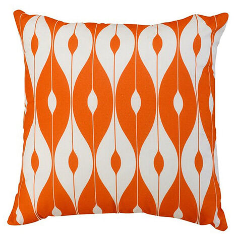 Orange garden outlet cushions