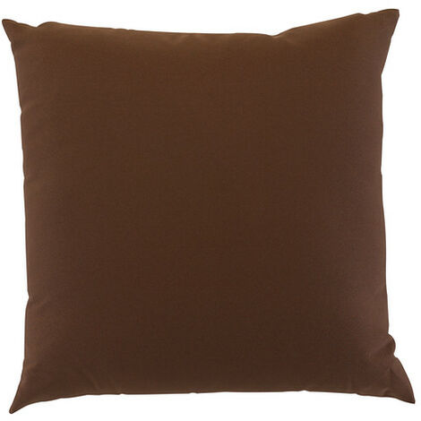 Scatter Cushion 18 x 18 Outdoor Garden Furniture Cushion (Pack of 4) - L46 x W46 cm - Chocolate