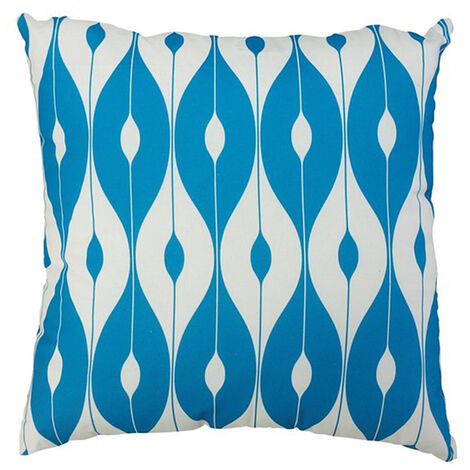Scatter Cushion 18x18 Pattern Outdoor Garden Furniture Cushion (Pack of 4) - L46 x W46 cm - Light Blue