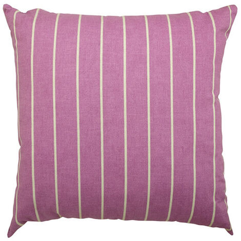 Scatter cushion 18x18 Stripe Outdoor Garden Furniture Cushion (Pack of 4) - L46 x W46 cm - Purple