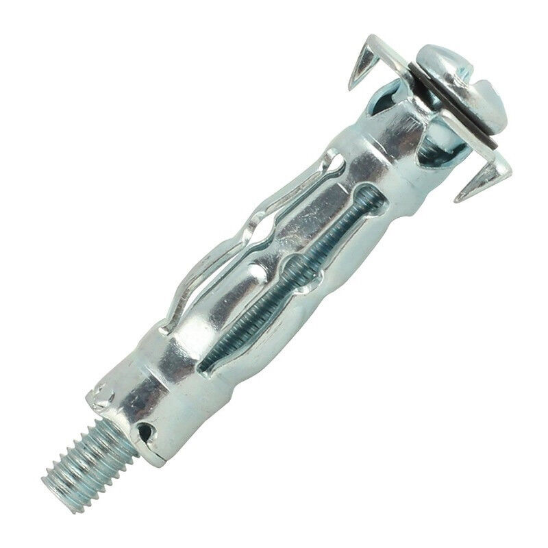 

Scell-It - 100 piezas de tacos de cuerpo hueco de acero galvanizado M5 x 37 mm - 6E-MT
