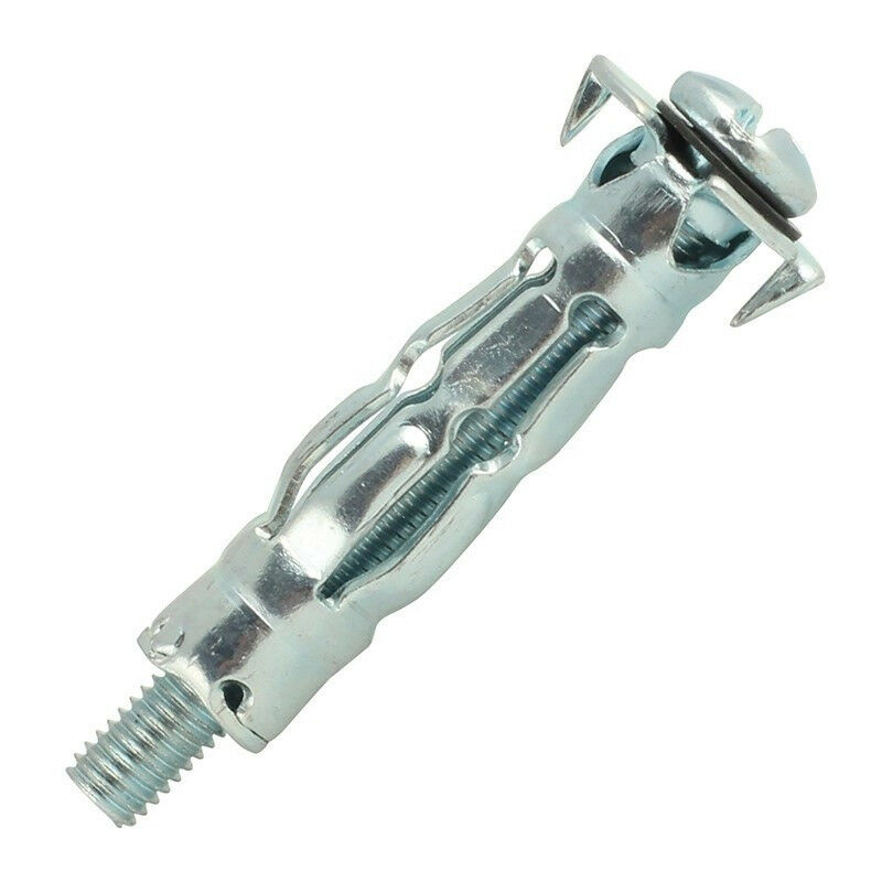 

50 piezas de tacos de cuerpo hueco de acero galvanizado M6 x 63 mm - 8L-MT - Scell-it
