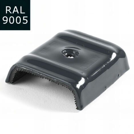 Scell-It – Cavalier bac acier Type E3 noir RAL9005 – Sachet de 100 – Joint élastomère EPDM pour étanchéité – Installation rapide - CAV-TE3-9005