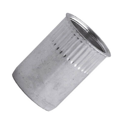Scell-It – Ecrou cranté acier zingué M8x30 boîte de 100 – Tête réduite pour espaces restreints – Résistant à la corrosion et vibrations - TCR0830