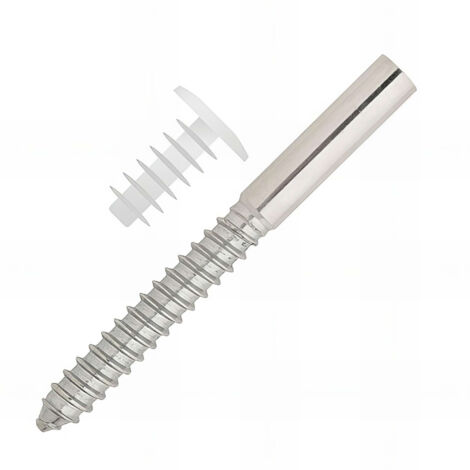 Scell-It – Lot de 50 fixations spéciales asphalte M8 à sceller – Acier zingué – Longueur 100 mm – Pour scellement chimique vinylester