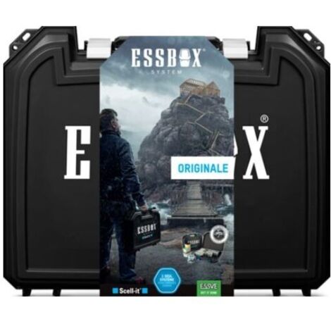 Scell-It – Mallette d'organisation ESSBOX avec couvercle en mousse – Plots hexagonaux pour maintien – Boîtes empilables – EX462999