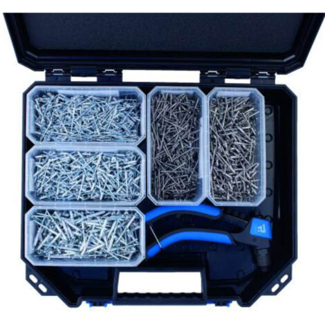 SCELL-IT Mallette mini spéciale rivetage 2700 rivets avec pince - EX-462969006