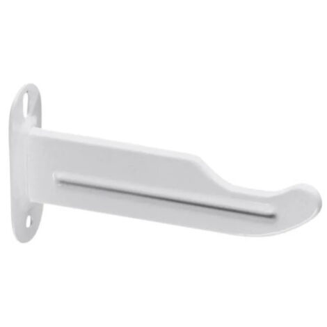Scell-It – Support radiateur fonte traditionnel 120 mm – Montage à vis – Époxy blanc – Fixation solide pour chauffage domestique