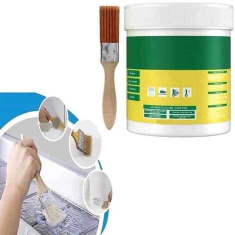 Scellant innovant Mighty Paste, Revêtement imperméable en polyuréthane, Scellant isolant étanche, Agent anti-fuite imperméable 300g