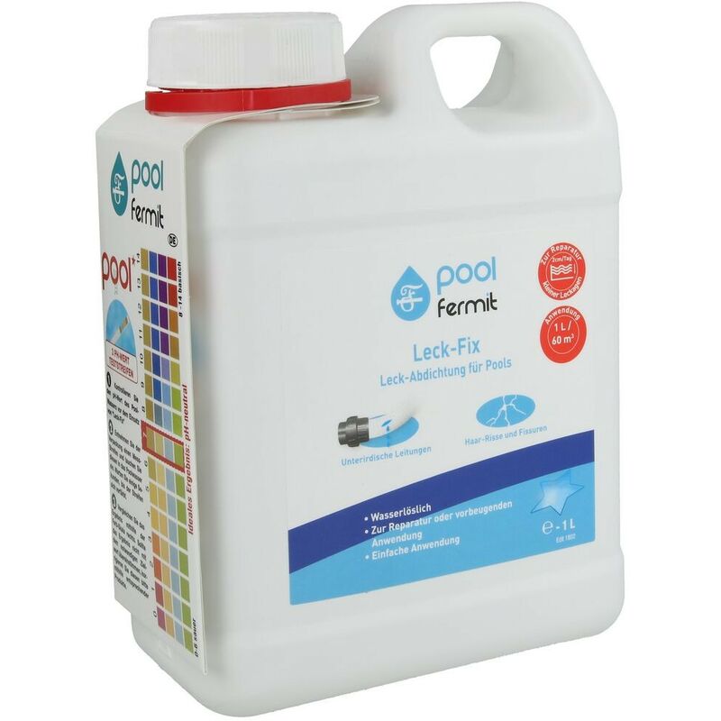 Scellant leck-fix pour piscines bidon de 1 l