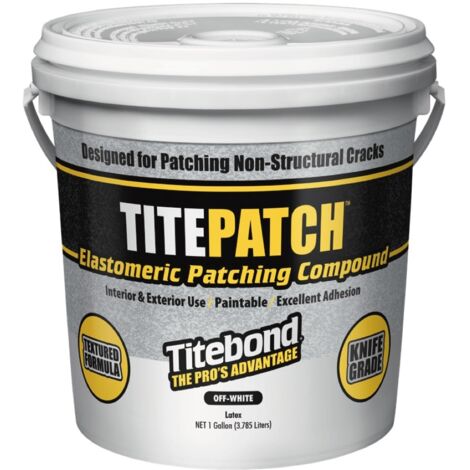 Scellant pour travaux intérieurs et extérieurs Titebond TitePatch 5376 3 785 l