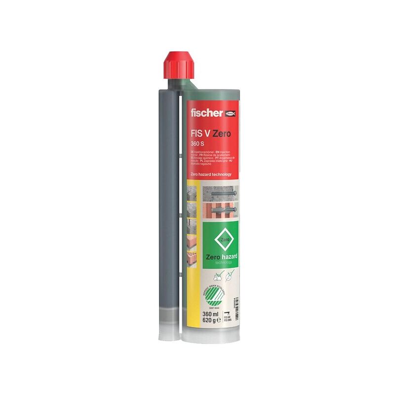 Résine pour scellement chimique FIS V ZERO 360S cartouche de 360 ml vert - FISCHER