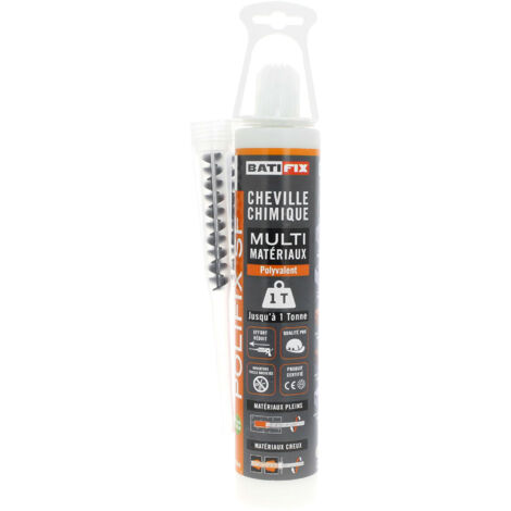 Scellement Chimique Polyester Polifix - 300ML - 2 Canules mélangeuses mm