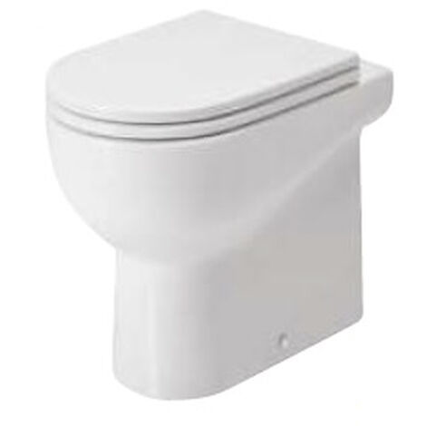 WC Filo Parete Vortix Sedile e Copri vaso Senza Brida L36.5xP56xA41cm