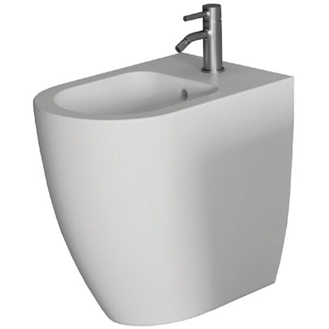 SCELTO DA DESIVERO Bidet tiger h 50 a terra filo parete mf bco lucido fissaggi inclusi codice prod: DSV17988