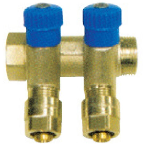 SCELTO DA DESIVERO Coll.2 vie 3/4"mf 16x2 rub.blu codice prod: DSV10708