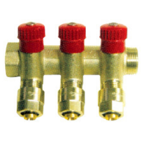 SCELTO DA DESIVERO Coll.3 vie 3/4"mf 16x2,25 rub.rosso codice prod: DSV10713