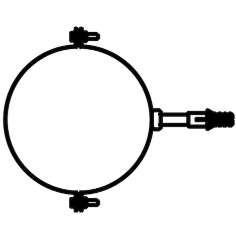SCELTO DA DESIVERO Collare a parete ad un vincolo mp inox codice prod: DSV16530