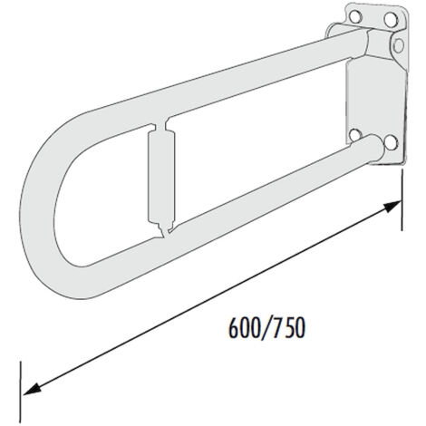 SCELTO DA DESIVERO Dsv14835 barra ribaltante con frizione per blocco codice prod: DSV14835