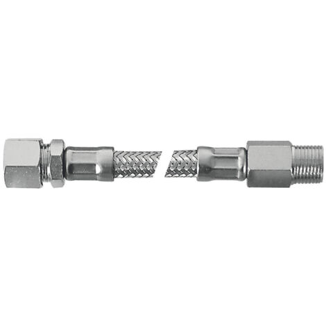 SCELTO DA DESIVERO Flessibile Flex inox att.bicono d.10 mp1/2"l.200 codice prod: DSV04759