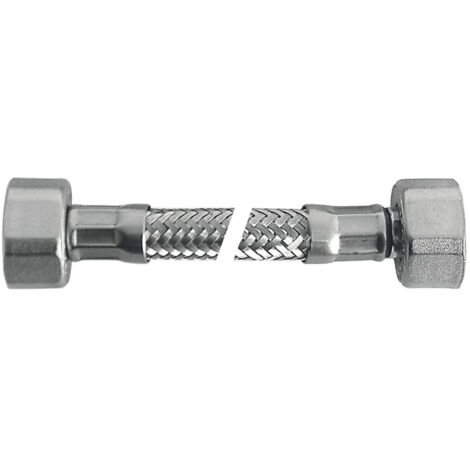 SCELTO DA DESIVERO Flessibile Flex inox c/rosone mp 1/2"xf1/2"l.800 codice prod: DSV04715