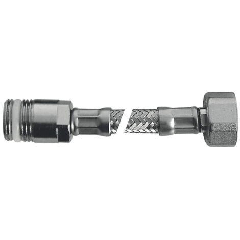 SCELTO DA DESIVERO Flessibile Flex inox c/rosone mp 1/2"xf3/8"l.150 codice prod: DSV04717