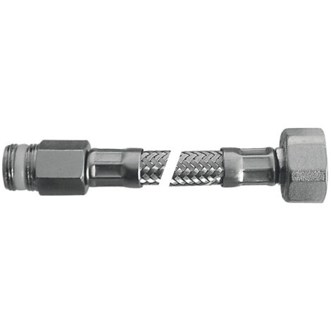 SCELTO DA DESIVERO Flessibile Flex inox c/rosone mp 3/8"xf3/8"l.350 codice prod: DSV04691