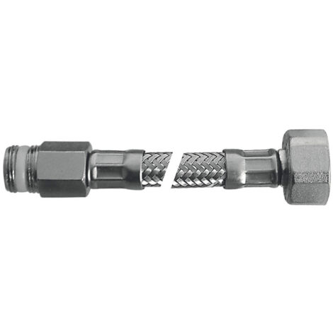 SCELTO DA DESIVERO Flessibile Flex inox c/rosone mp3/8"xf1/2"l.1000 codice prod: DSV04706