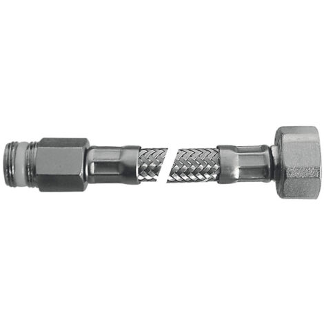 SCELTO DA DESIVERO Flessibile Flex inox con rosone mp 3/8"xf3/8"l.500 codice prod: DSV04693