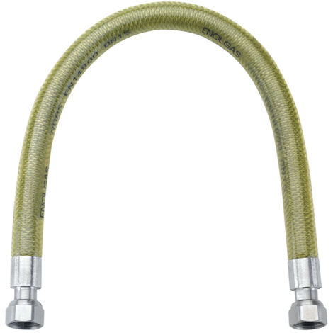 SCELTO DA DESIVERO Flessibile in acciaio inox ff 1/2 l500 gas a norma en 14800 codice prod: DSV12420
