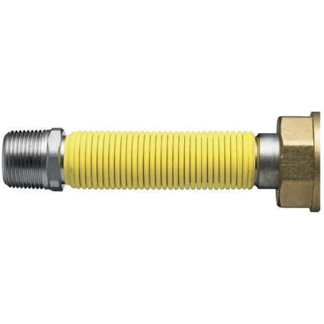 SCELTO DA DESIVERO Flessibile inox per contatori gas 3/4"m-1"1/4 f girevole dn20 l130-200 codice prod: DSV16253